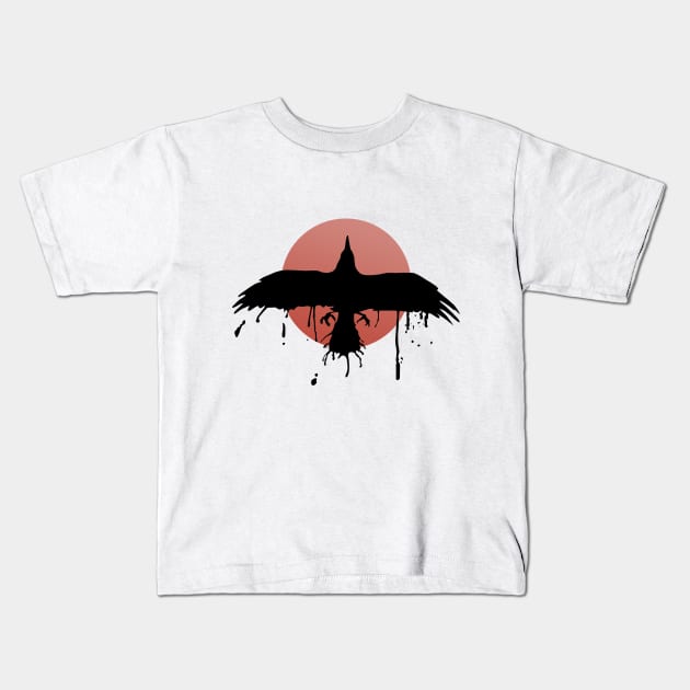 Raven Kids T-Shirt by Trannes